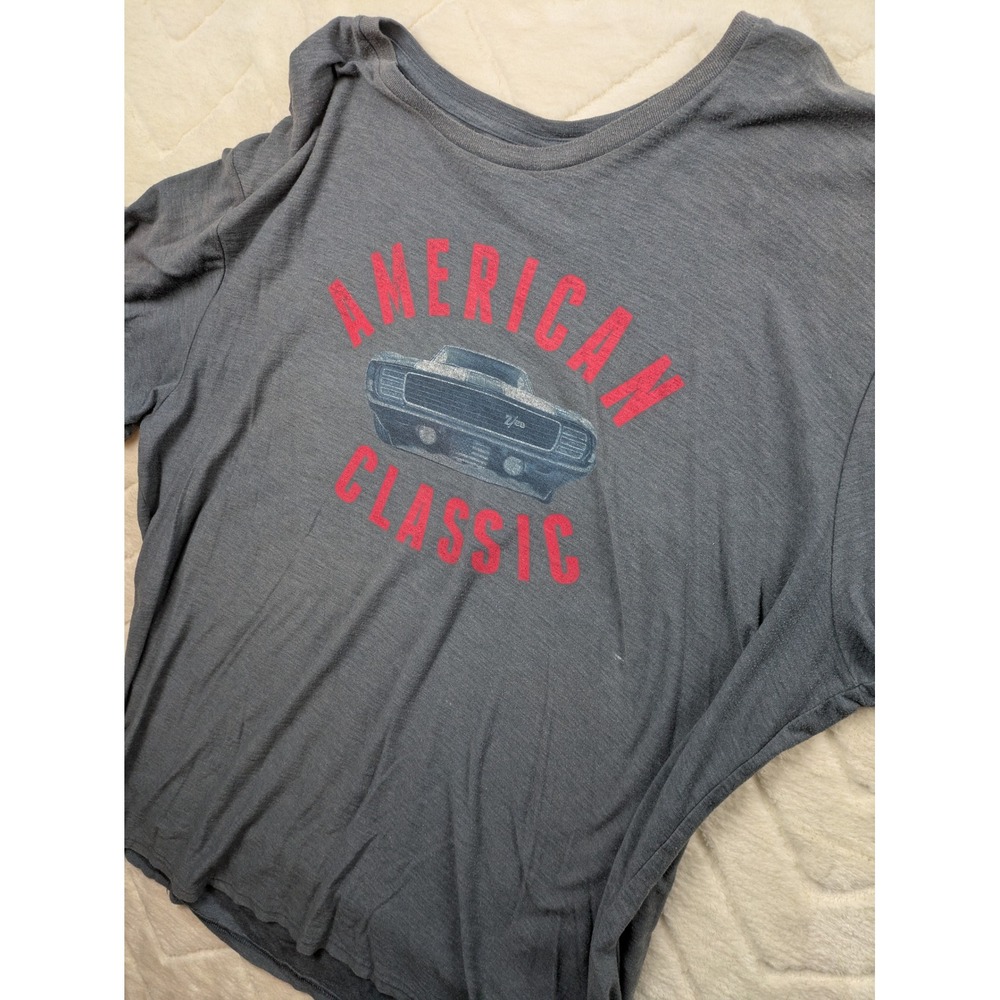 GM Official Licensed American Classic Camaro Z28 Graphic T-Shirt Grey Mens 2XL